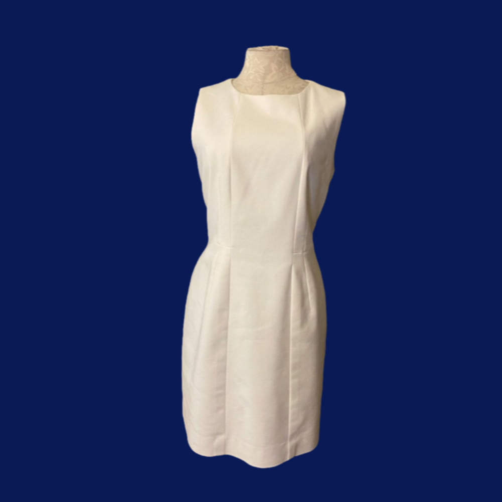 ANTONIO MELANI White Sleeveless Dress